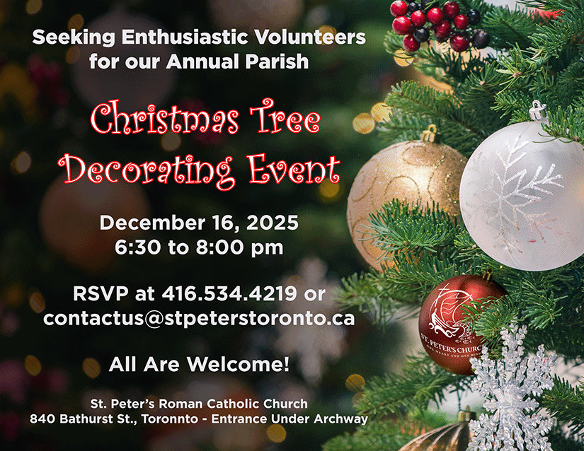 Christmas Tree Decorating - St. Peter's ChurchSt. Peter's Church